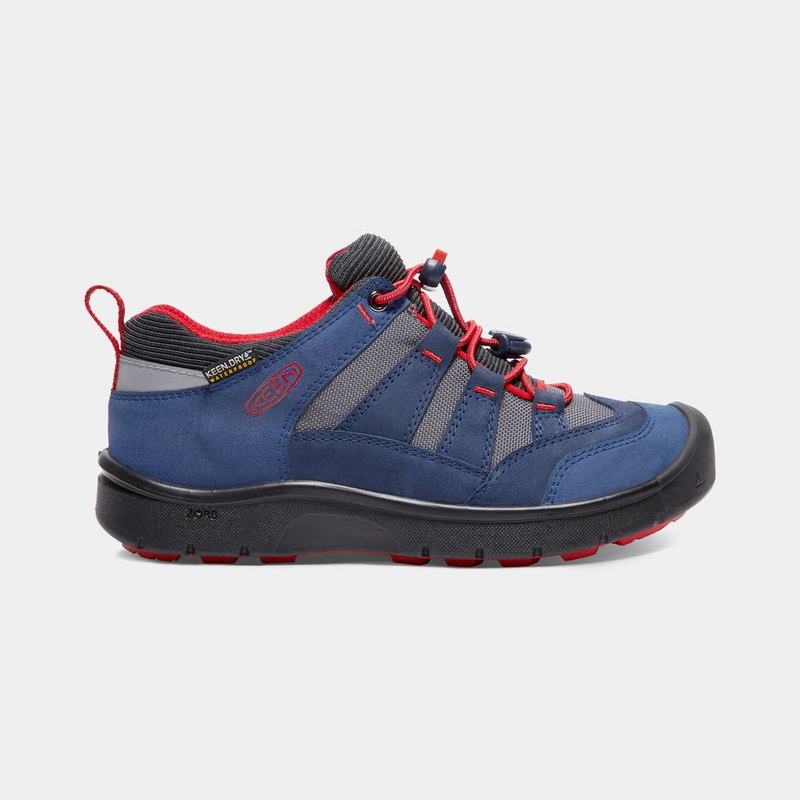 Keen Hikeport Waterproof Sneaker Kinder Blau/Rot Sale ZQ2545VT